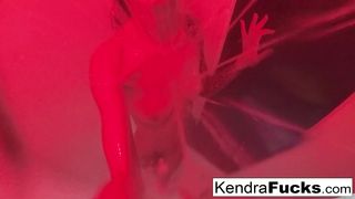 Kendra Cole takes a sexy shower!