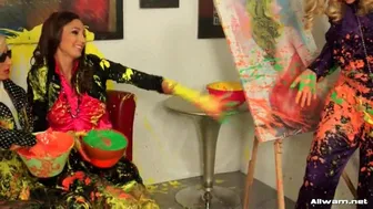 Paint porn video – AllWam - Throwing Wet Paint
