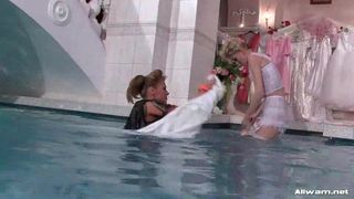 Bitchy Bride To Be In Wetlook Catfight