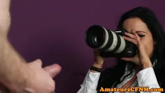 Amateur CFNM - CFNM Fetish Photographer Strokes Guys Cock