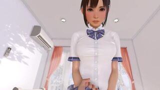 VR Kanojo Sex - Fucking The VR GF