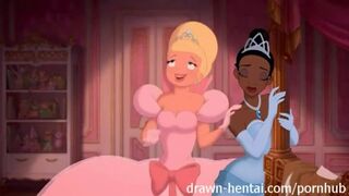 Disney Princess hentai - Tiana meets Charlotte