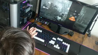 Fucking And Interrupting My GF Playing Video Games