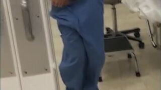 Nurse masturbating in the hospital