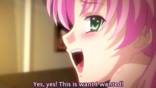 Anime girl orders servant to have sex with her