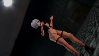 mmd r18 haku expectation to be fuck but king order her for erotic strip 3d hentai
