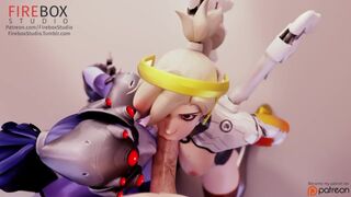 Widowmaker x Mercy Blowjob & POV [fireboxstudios]