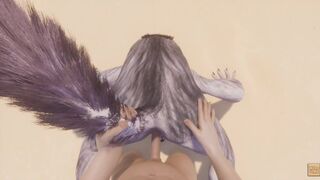 Wild Life / Furry Girl Creampie Compilation POV