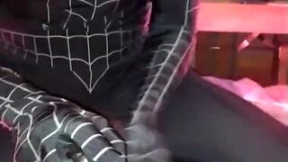 Spiderman hard fuck goddess Elf girl with pussy pump
