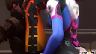 3D Overwatch futanari porn compilation