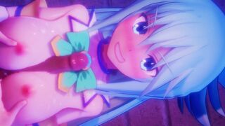 MMD - Aqua Back Alley Money Making| Tit Job | Deepthhroat | Hard Fuck | [BY-mitsuboshiL]