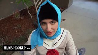 Middle Eastern Cutie Angeline Red Is Ready To Go All The Way With Her Boyfriend & Jumps On His Cock