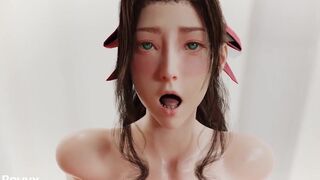 Aerith From Final Fantasy 7 Remake Fucked POV