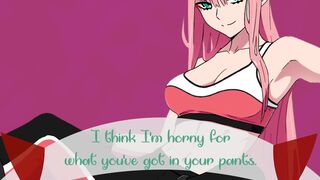 Hentai JOI - Zero two 002 Wants to try out something and it's lewd