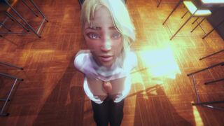 [SPIDERMAN] POV Spider Gwen go out with you (3D PORN 60 FPS)