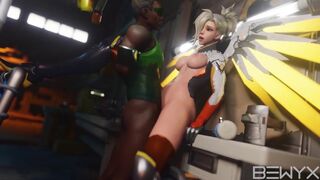 Mercy getting fucked by Lucio in the Garage Overwatch