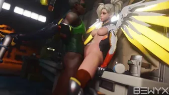 Bewyx porn video – Mercy Getting Fucked By Lucio In The Garage Overwatch