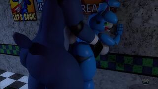 toy bonnie x withered bonnie loop
