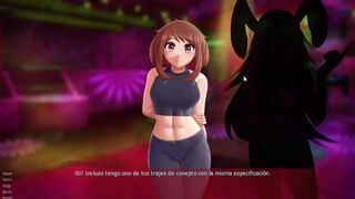 MyTuitionAcademia-Parte 2 Uraraka Ochako +18 my Hero Academia Sexo Salvaje en un salon de masaje