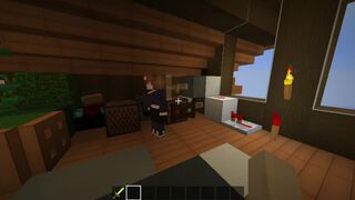 minecraft game | Someone got into the attic ?