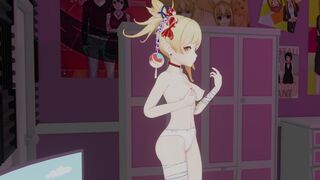 Genshin Impact Anime Porn Yoimiya Getting Creampie and Anal