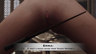After 'Harry Potter' Emma Watson starred in porn (Parody 3D Cartoon)