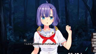 [Erotic Game Nukitashi Play Video 26] A girl with big, plain tits gets surrounded by three guys and it's really bad! (What should I do about the poor tits living on an island like the one in the erotic game Nukitashi?)