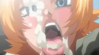 Hentai deepthroat blowjob facials