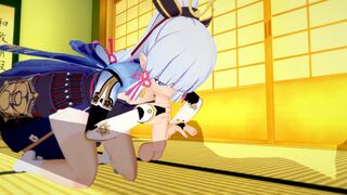 Genshin Impact Sexy AYAKA makes you cum (3D HENTAI)