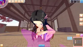 POV Kimetsu No Yaiba - Nezuko Blowjob & Fuck