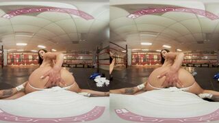 Busty Kendra Lust getting fucked hard in the boxing ring VR