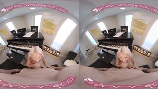 Petite Blonde Wants To Suck A Cock Instead Playing Piano VR Porn