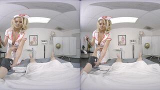 Two Nurses take real good care of this patient's dick in VR