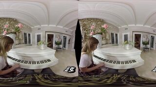 Schoolgirl Seduces Her Piano Teacher! (VR)