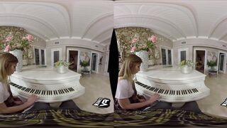 Schoolgirl Seduces Her Piano Teacher! (VR)