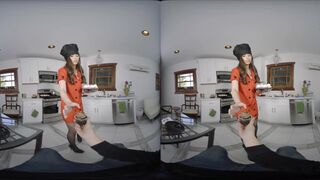 Cute Milf Sous Chef Rides Her Masters Cock in VR