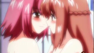 Hentai.xxx - Two lesbian girls play in the shower -