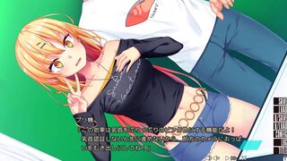 [Eroge Nukitashi Play Video 36] Big titted gal JK Nanase is forced to expose her boobs and even her pussy. (Eroge Live: What should I do with my poor breasts living on an island like Nukitashi?)