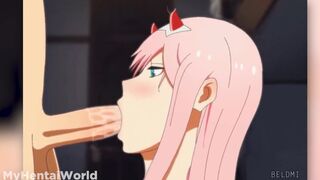 Darling in the Franxx Zero Two hentai animation
