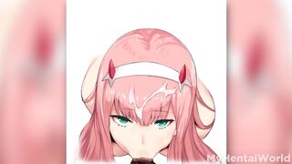 Darling in the Franxx Zero Two hentai animation