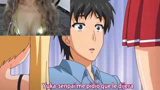 Trio con la amiga y el viejo - Hentai Oni chichi Cap. 8 Narracion Melinamx