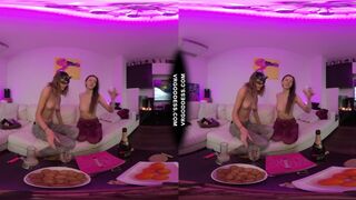 vr180 blue aesthetic chillout sesh rebeka ruby smoking lesbian banging with miss pussycat
