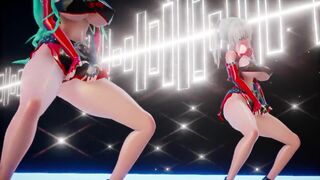 【MMD R-18 SEX DANCE】HOT CHOCOLATE CREAM BIG TASTY ASS SWEET DELIGHT 大きなお尻 [MMD]