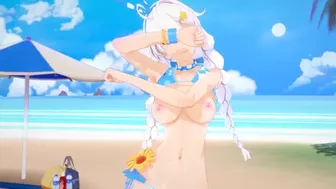 【R18-MMD】Honkai Impact 3rd 崩坏三 Kiana Kaslana Summer 琪亚娜-夏日海滩