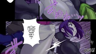 Barely Eighteens Titans : Raven screw her unleashed boyfriend for the first time
