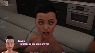 Futanari porn. Daughter and girlfriend have sex with stepmom. 3D dick girl. Huge boobs.