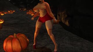 Velma Scooby-Doo shaking her delicious body (3D Cosplay) - Second life