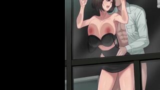 Couple fucking in the office / Uncensored Hentai