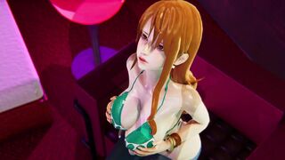 [ONE PIECE] Nami's pool party 3D HENTAI