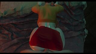 POV - Slutty Velma Fucking her huge ASS (3D Cosplay)